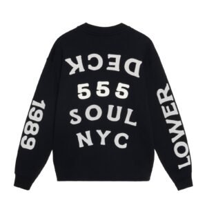 Triple Five Soul Black Lower Deck Crewneck